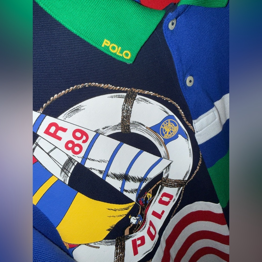 Ralph Lauren Limited Edition Multicolor Polo Shirt - Picture 6 of 7